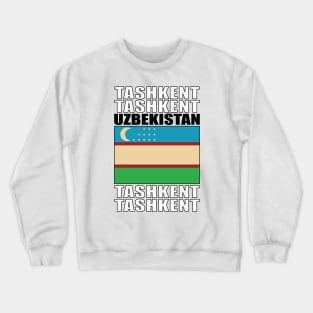 Flag of Uzbekistan Crewneck Sweatshirt